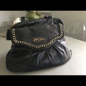 Black vintage Betsey Johnson handbag